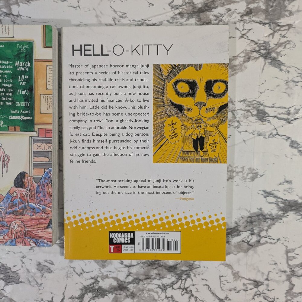Junji Ito manga book set: Dissolving Classroom & Cat Diary: Yon & Mu - Picture 4 of 5